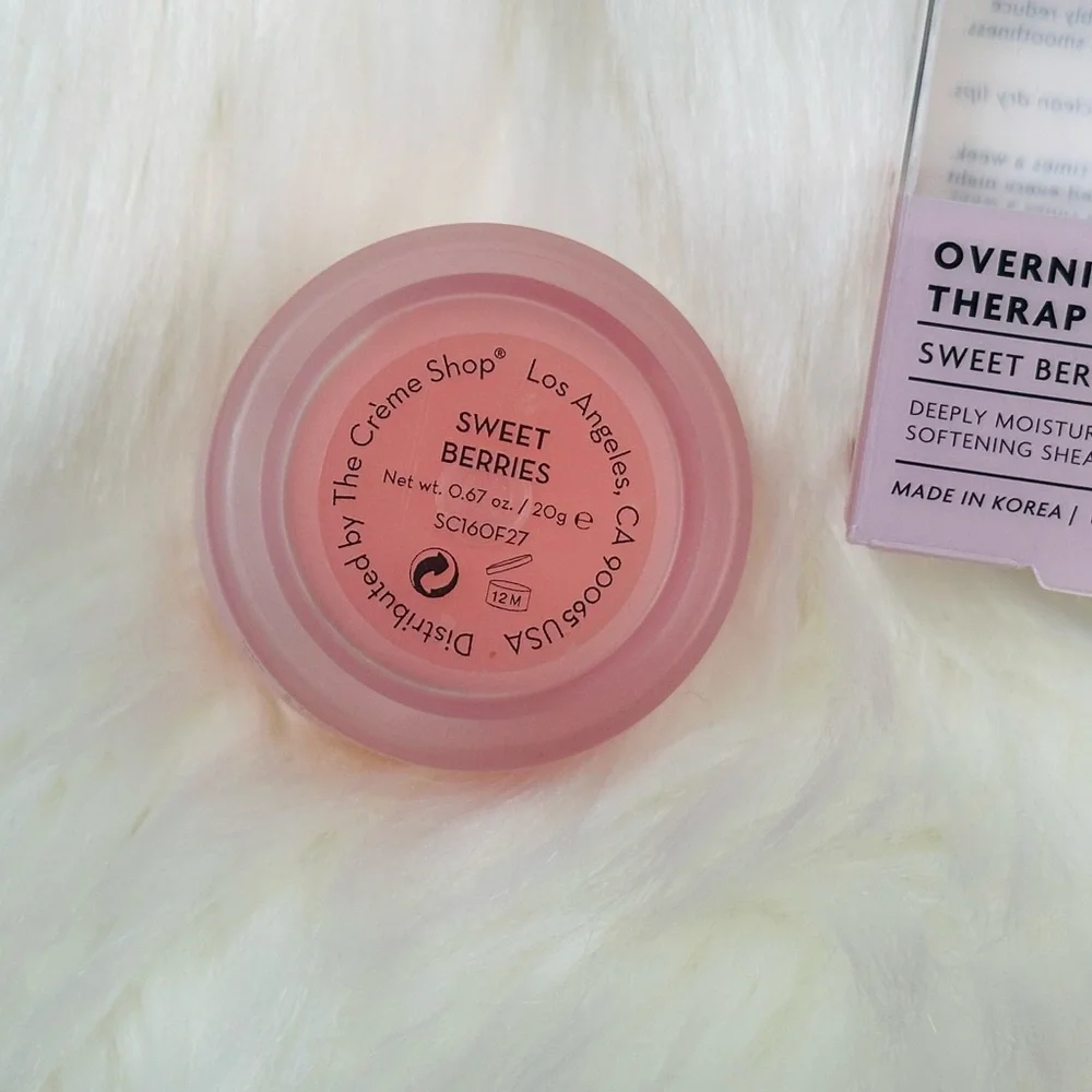The Crème Shop Overnight Lip Therapy Masque - Sweet Berries